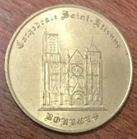 18 BOURGES CATHÉDRALE SAINT-ÉTIENNE N°1 MDP 1998 MÉDAILLE SOUVENIR MONNAIE DE PARIS JETON TOURISTIQUE MEDALS TOKENS COIN - Undated