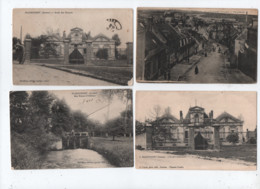 4 Cartes -   Flixecourt   - Somme 80  - - Flixecourt