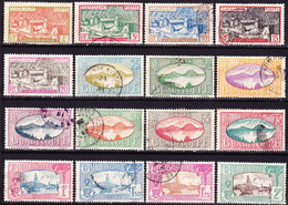 Guadeloupe 1928-1938 Lot De La Série Courante Oblitéré O - Used Stamps