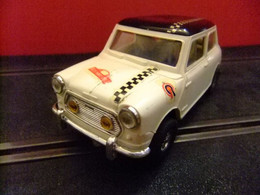 SCALEXTRIC EXIN MINI COOPER BLANCO C 45 - Circuiti Automobilistici