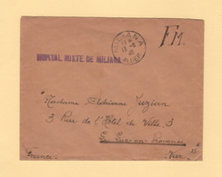 Hopital Mixte De Miliana - Alger - Algerie - 13-6-1940 - FM - Guerre De 1939-45