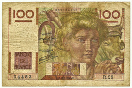 FRANCE - 100 Francs - 17.1.1946 - P 128.a - Serie R.28 - " Jeune Paysan " - 100 F 1945-1954 ''Jeune Paysan''