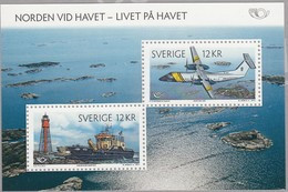 Sweden 2012 MiNr. 2870 - 2871 (Block 39) Schweden Sverige NORDEN Airplanes Ships Lighthouses S\sh MNH**  6,50 € - Ungebraucht