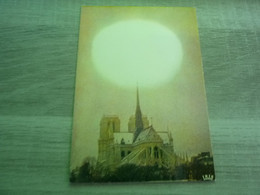 Paris - Crépuscule Insolite Sur La Cathédrale Notre-Dame - Editions Chantal - Année 1988 - - Notre Dame De Paris