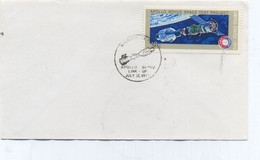 USA Apollo Soyuz LINK-UP PMK FDC 1975 - América Del Norte