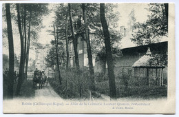 CPA - Carte Postale - Belgique - Roisin - Allée De La Crèmerie - Laurent Quenon, Restaurateur - 1909 (DG15064) - Honnelles