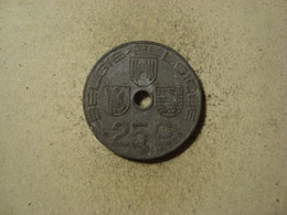 MONNAIE BELGIQUE 25 CENTIMES 1944 ( Belgie - Belgique ) - 25 Cents