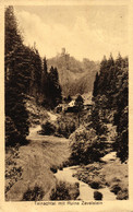 Teinachtal Mit Ruine Zavelstein, 1930 Nach Blaufelden Versandt - Bad Teinach