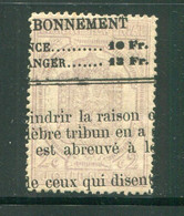 Journaux Y&T N°7 Oblitéré - Kranten