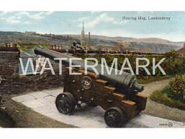 LONDONDERRY ROARING MEG CANNON OLD COLOUR POSTCARD NORTHERN IRELAND - Londonderry
