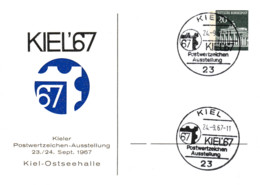 BRD, PP 043 D2/009, KIEL '67 - Privatpostkarten - Gebraucht