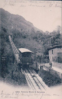 Lugano TI, Ferrovia Monte San Salvatore, Chemin De Fer Et Funiculaire (6259) - TI Tessin