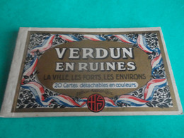 CPA   -  VERDUN  - Carnet De 25 Cartes (la Ville Les Forts, Les Environs) - Verdun