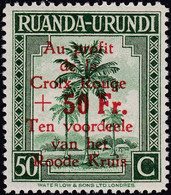 RUANDA-URUNDI, 1944, Croix-rouge (COB 150) - Nuovi