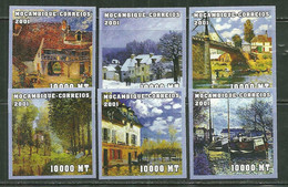 ALFRED SISLEY PAINTINGS - MOZAMBIQUE 2001 - IMPERF MNH (1S0205) - Sin Clasificación