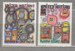 United Nations 1983 Human Rights MNH (**) Mi 438-439 #26428 - ONU