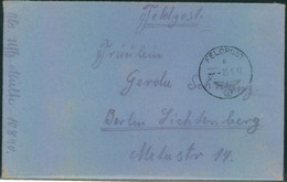 1942, Feldpostbrief Von FP-Nr. 10840 (Afrikakorps) Nach Berlin-Lichtenberg. Viel Inhalt - Autres & Non Classés