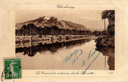 Canaux - Péniches : 50 : Cherbourg : Le Canal De Retenue De La Divette - Houseboats