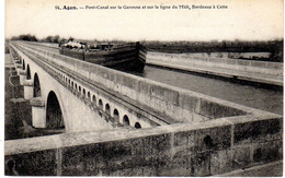 Canaux - Péniches : 47 : Agen : Pont Sur La Garonne - Embarcaciones