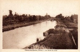Canaux - Péniches : 58 : Cosne-sur-Loire : Les Bords Du Canal - Hausboote