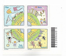 BRAZIL BRASIL 2003 CHILDREN STREET GAMES BLOCK OF FOUR DIFF MINT NH - Otros & Sin Clasificación