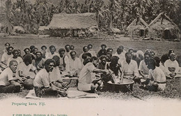 Fiji Preparing Kava Edit Morris Hedstrom And Co Levuka . Undivided Back - Fiji