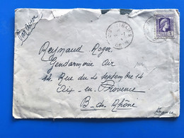 1940 ORAN MOISY-LES-BAINS Algérie-☛France(ex-Colonie Protectorat)Lettre & Document-☛Gendarmerie Aix - Lettres & Documents