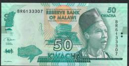 MALAWI P64e 50 KWACHA  1.6.2018   #BR   Signature 13   UNC - Malawi