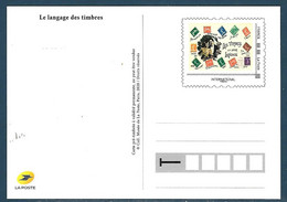 Entier Postal Carte Postale Façon Montimbramoi "international" - Les Timbres Et Leur Langage - Neuve - Prêts-à-poster: Other (1995-...)