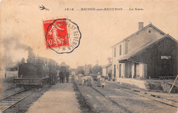 58 - Brinon-sur-Beuvron - La Gare - Gros Plan Du Train - Belle Animation - Brinon Sur Beuvron