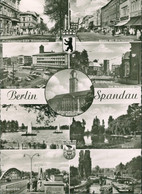 Alte Echtfotokarte - BERLIN - Mehrfachkarte SPANDAU - Spandau
