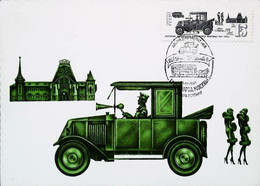► Automobile Vintage 1900 Taxi Soviétique  FDC Carte Maximum Card Voiture Car ( CCCP URSS Moscow 1981) - Taxis & Huurvoertuigen