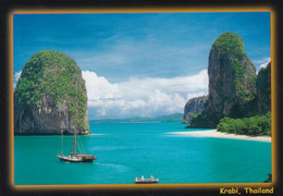 1582 - Thailand - Krabi , Pranang Beach , Strand , Beach - Gelaufen - Thailand