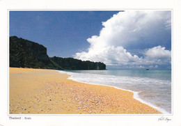 1585 - Thailand - Krabi , Aow Nang Beach , Strand - Gelaufen 1998 - Thailand