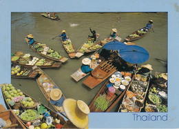 1586 - Thailand - Floating Market , Boot - Gelaufen - Thailand