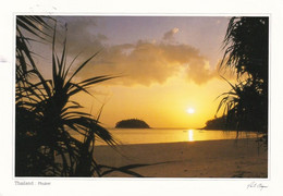 1591 - Thailand - Phuket , Kata Beach , Sunset , Strand , Sonnenuntergang - Gelaufen - Thailand