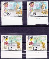 B01-226 2200 2201 Folklore Aalst Géant Et Beffroi Gilles Carnaval De Binche 1-2-1986 Planche 1 Et 2 €3 - 1981-1990