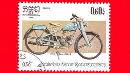 Nuovo - Oblit. - KAMPUCHEA - Cambogia - 1985 - Centenario Del Motociclo - Wanderer 1939 - 0.50 - Kampuchea