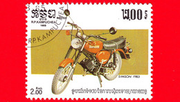 Nuovo - Oblit. - KAMPUCHEA - Cambogia - 1985 - Centenario Del Motociclo - Simsom 1983 - 2.00 - Kampuchea