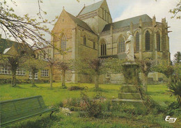 SAINT SAUVEUR LE VICOMTE - L'abbatiale Côté Abside Et Le Cloître    -    CPM - Saint Sauveur Le Vicomte