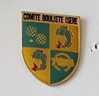 * Pin' S   Sport  PETANQUE, Boule  Lyonnaise, F.F.S.B  COMITE  BOULISTE  ISERE  ( 38 ) - Pétanque