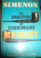 SIMENON Georges, Les Enquêtes Du Commissaire Maigret - Belgian Authors