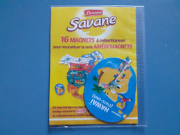 Brossard Savane - 16 Magnets Carte AMERI'MAGNETS - Hawaï (1) - Reclame