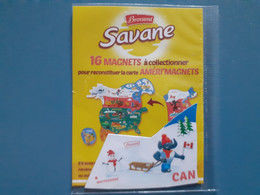Brossard Savane - 16 Magnets Carte AMERI'MAGNETS - Canada - Whitehorse - Publicidad