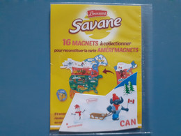 Brossard Savane - 16 Magnets Carte AMERI'MAGNETS - Canada - Whitehorse - Reclame