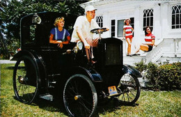 ►  Automobile Vintage James MELTON &  1900 ROCWELL HANSOM  CAB. - TAMPA BAY Fl  USA 1954. - Rutas Americanas