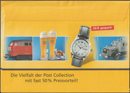 Allemagne 2006 Entier Postal De Service. Cochon Tirelire Et 2 €, Locomotive Verres De Bière Turn Und Taxis Montre Camion - Bières