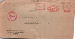 LETTRE LEIDEN POUR AVIGNON 1942 / TAMPON AIGLE NAZI - Poststempel