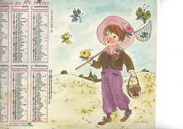 CALENDRIER DES POSTES 1985 ALMANACH DU FACTEUR ED OLLER DESSIN NICOLE DUVAL - Grand Format : 1981-90