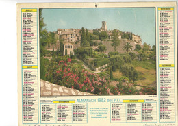 CALENDRIER DES POSTES 1982 ALMANACH DU FACTEUR ED LAVIGNE SAINT PAUL DE VENCE NORMANDIE - Grand Format : 1981-90